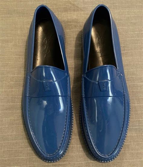 ysl rubber loafers|saint laurent loafer.